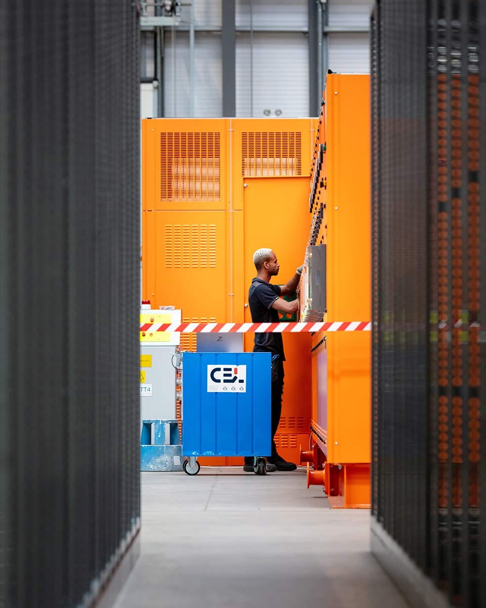 Electrical switch gear panel at Control Equipment Ltd Dublin — Interiors photography by Paul O'Connell, Dublin (11)