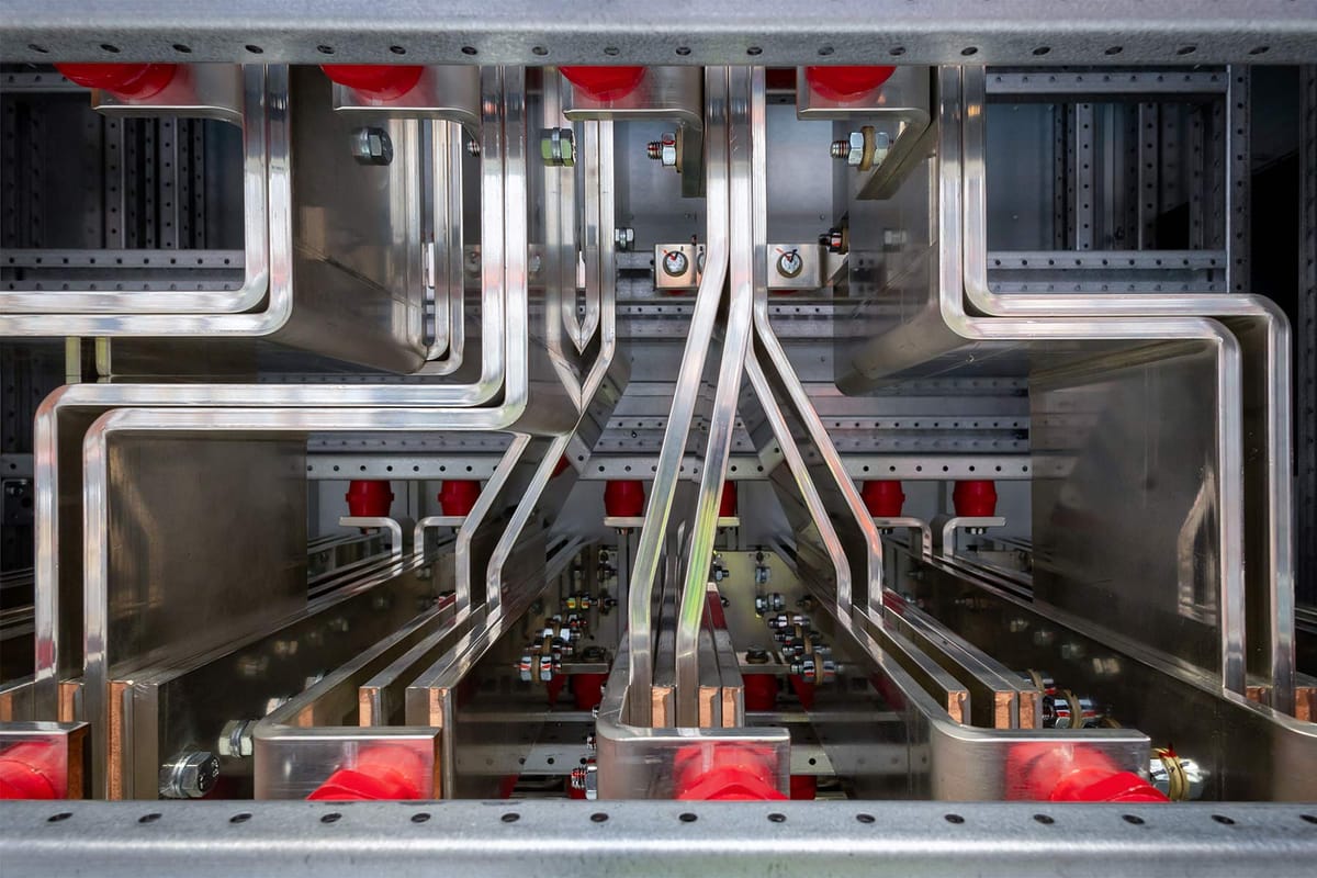 Electrical switch gear panel at Control Equipment Ltd Dublin — Interiors photography by Paul O'Connell, Dublin (19)