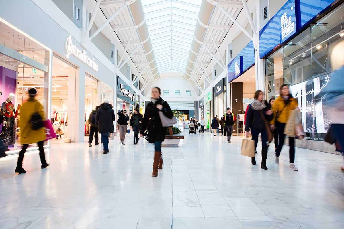Liffey Valley Shopping Centre — Retail photography, Dublin