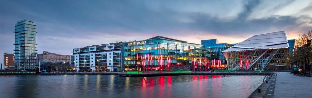 Urban landscape design at Grand Canal Dock by Martha Schwartz Partners